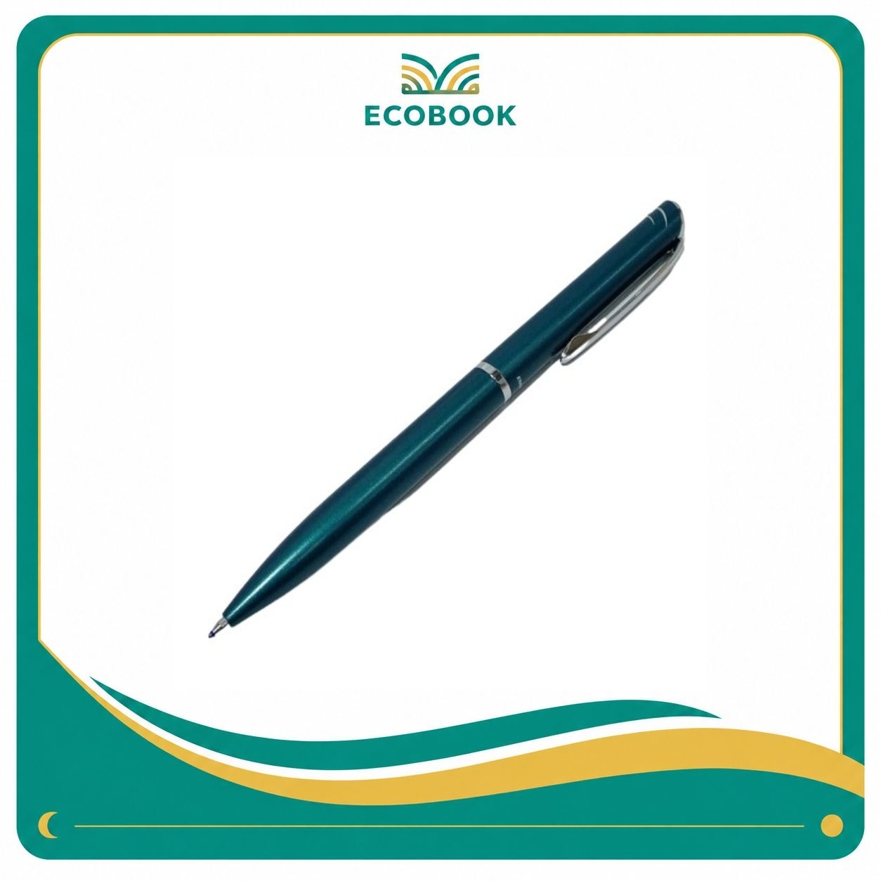 Bút Bi Kim Loại Cao Cấp Pentel BL2007 Thân Xanh, Nắp Vặn Sang Trọng